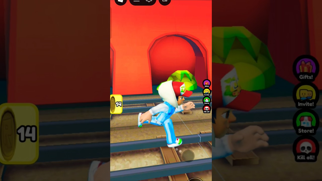 Subway Surfers x Roblox #шорты #roblox #subwaysurfers