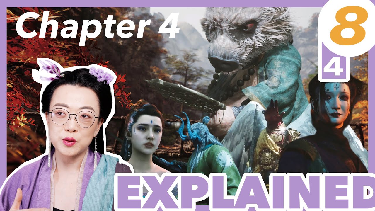 Black Myth Wukong Chapter 4 Rosy Cheeks Gray Hair (Novel vs Game) - Chapter 4 Videos 5 [CC]