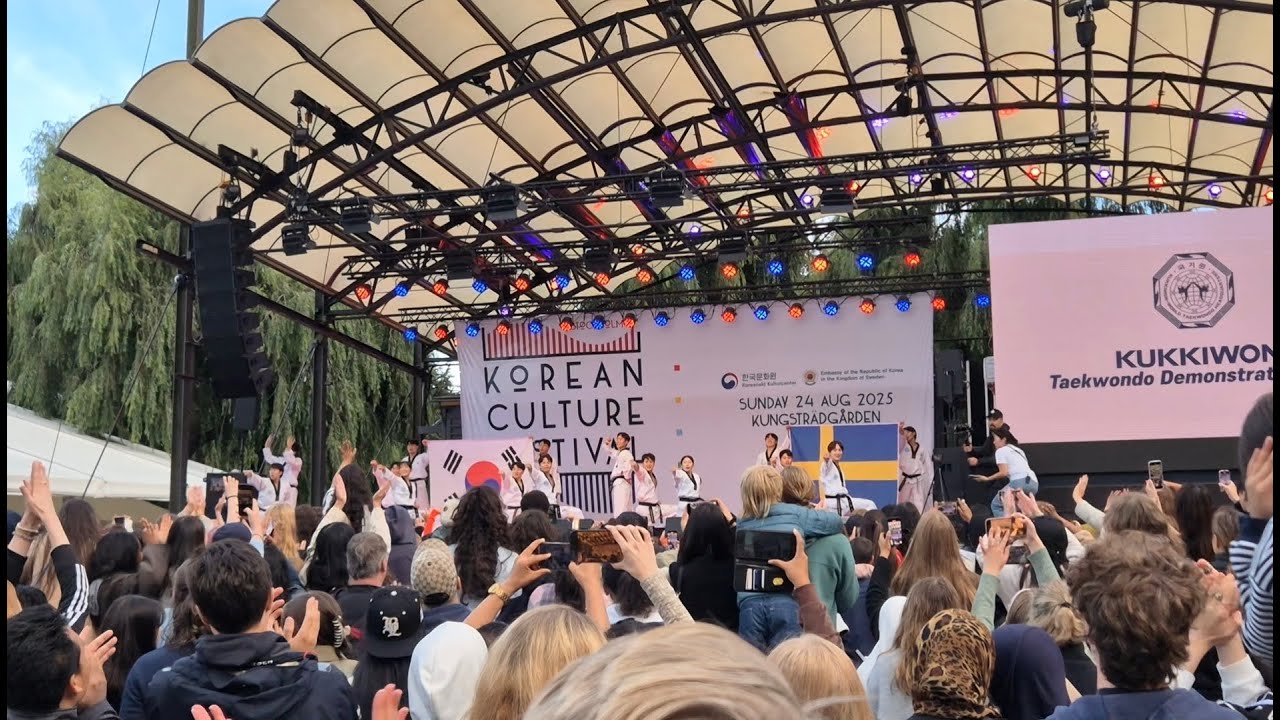 Kukkiwon Demo Team Korean Culture Festival Stockholm 2025