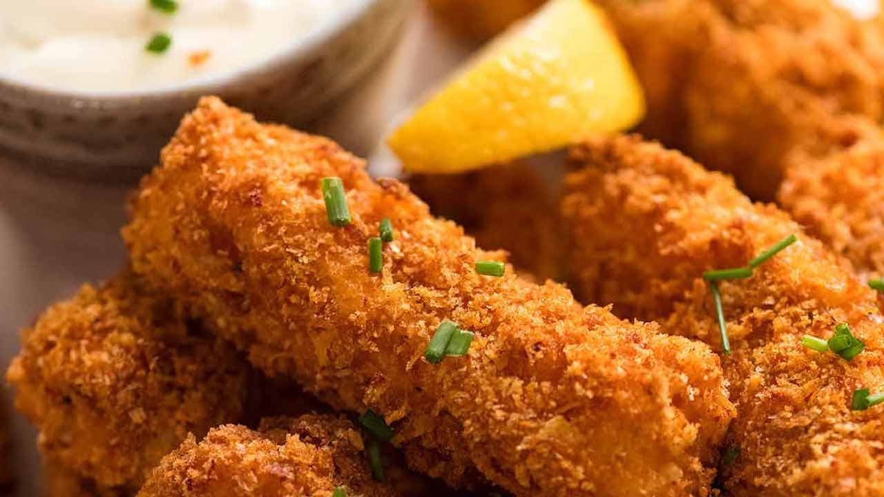 Fish Fingers (and they're BAKED!🙀)