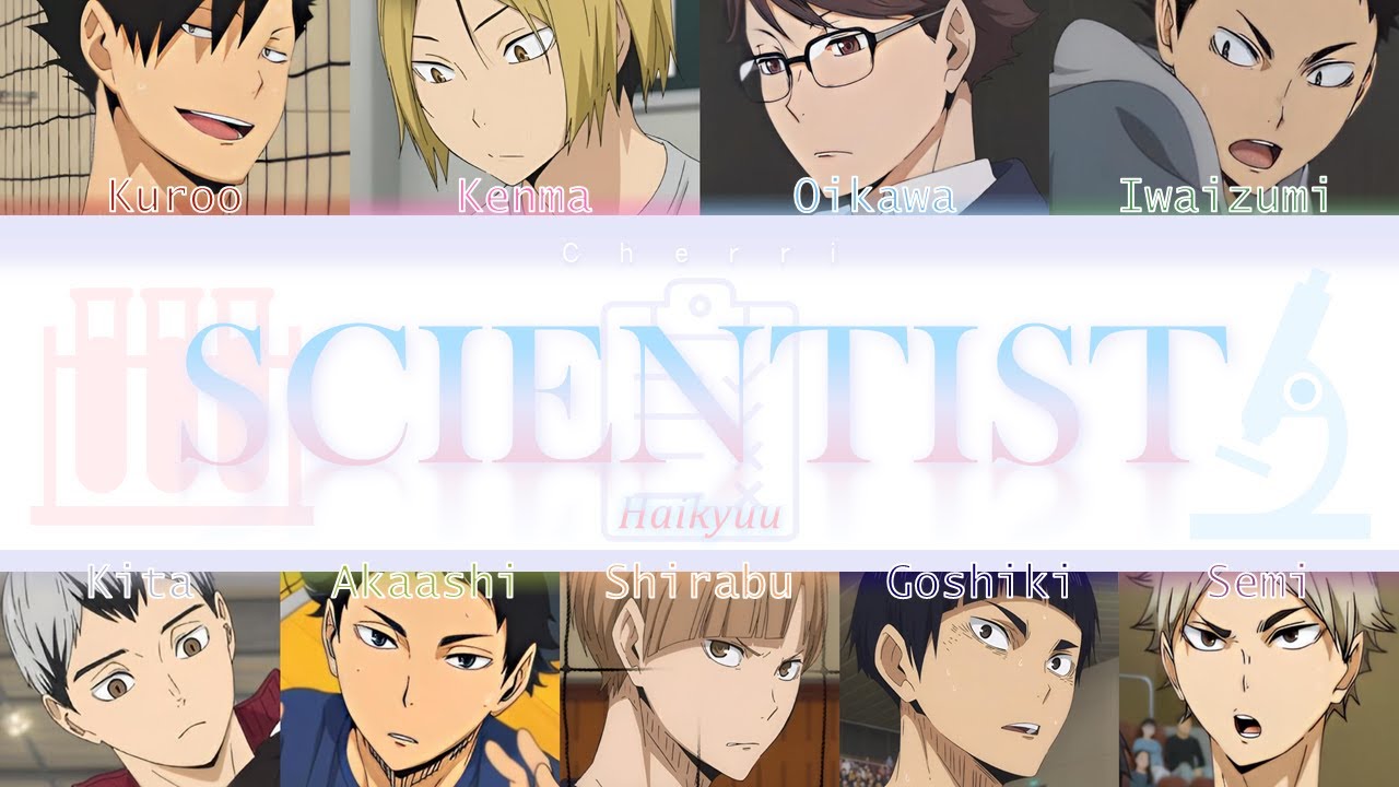 How would Haikyuu sing 'SCIENTIST' (TWICE) (Colour coded lyrics)