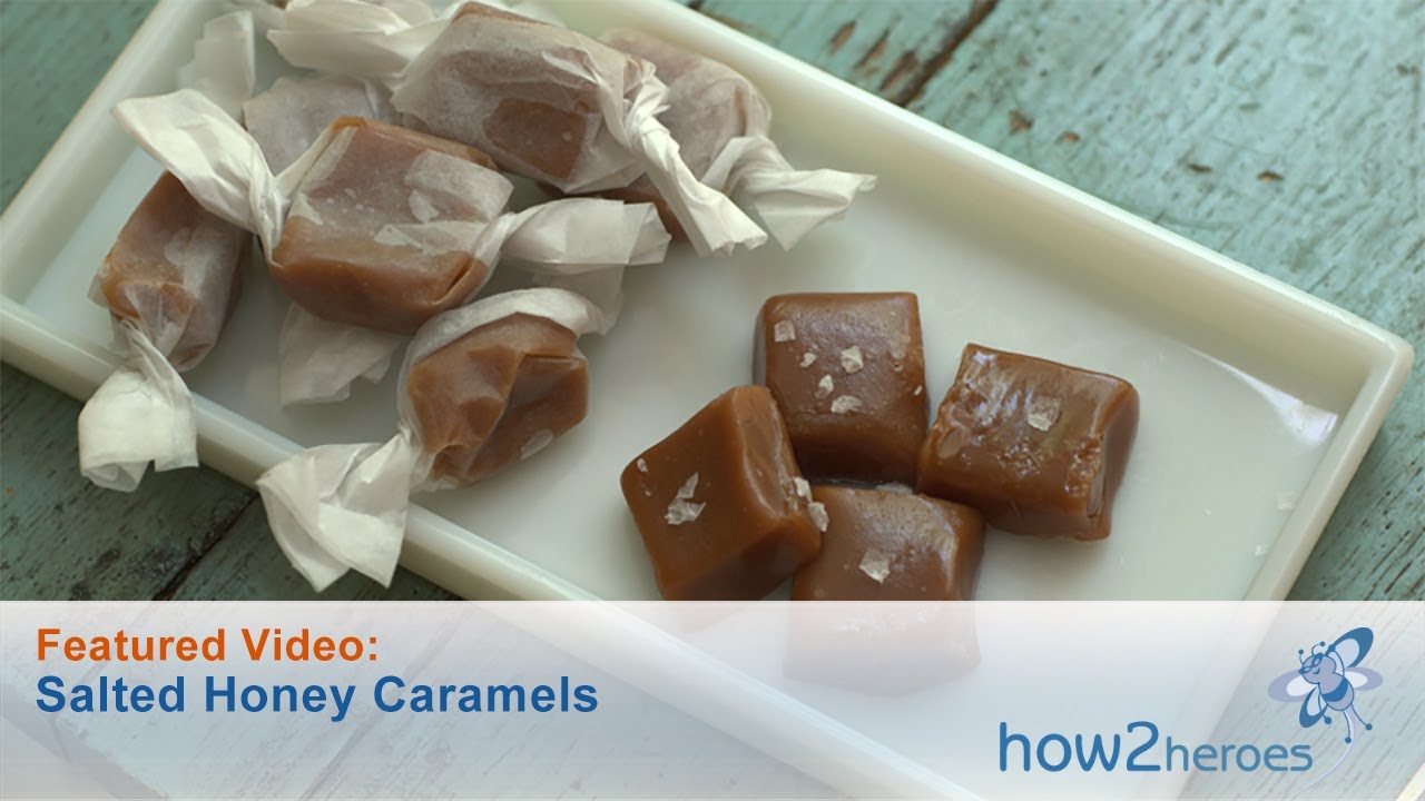 Salted Honey Caramels