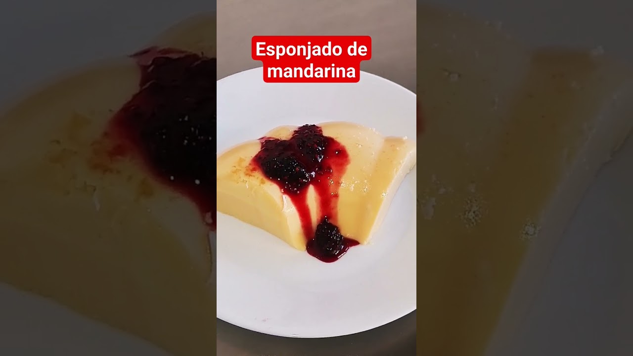 esponjado de mandarina #recetasfaciles #postres po