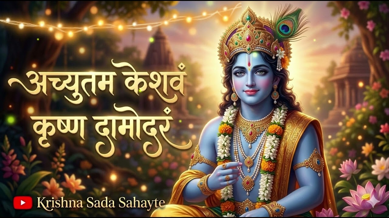 अच्युतम केशवं  | Achyutam Keshavam | Krishna Bhajan 2026 | AI Bhajan