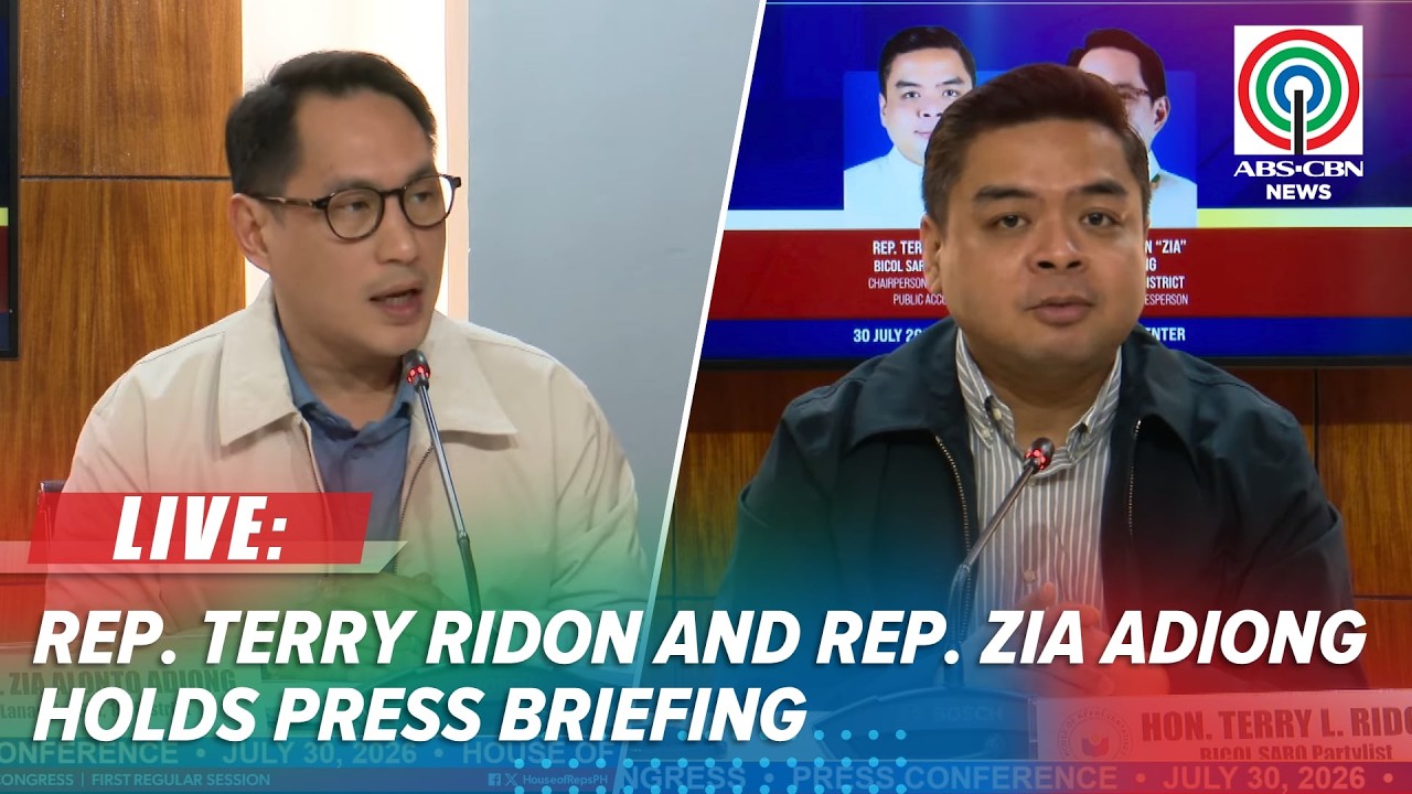 LIVE: House Prosecution Panel holds press briefing on VP Sara Duterte's Impeachment Trial | July 30