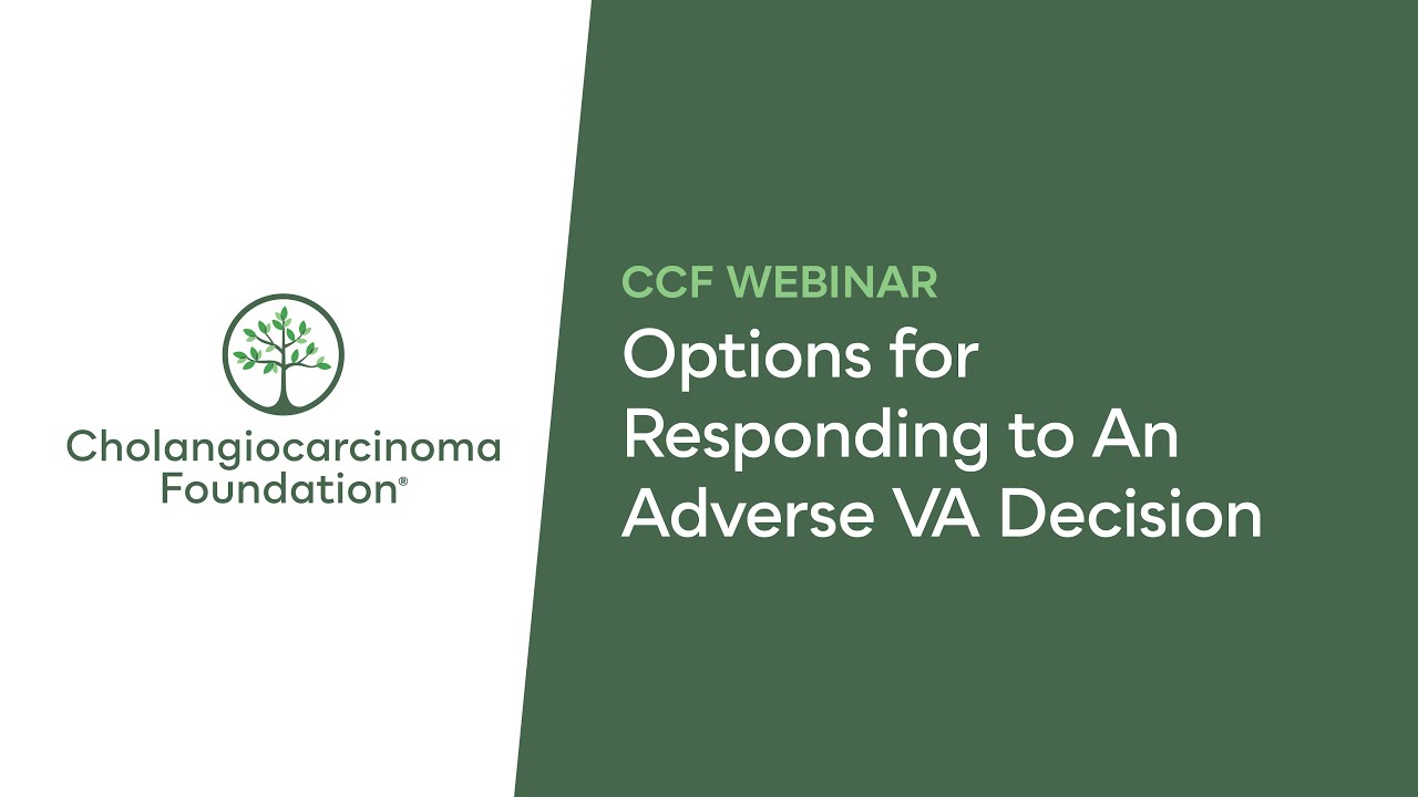 CCF Webinar: Options for Responding to An Adverse VA Decision