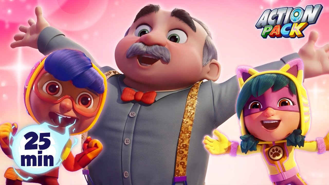 Brightening Mr. Grumpman's Day! | Action Pack | Adventure Cartoon for Kids