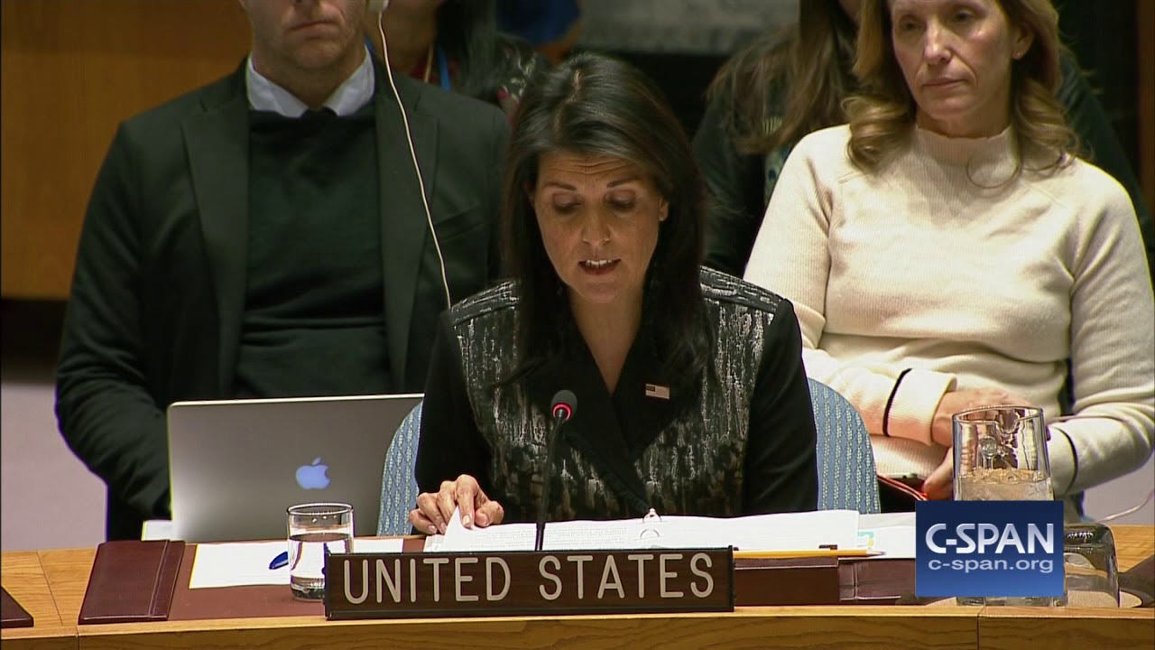 U.N. Ambassador Nikki Haley on Iran Protests (C-SPAN)