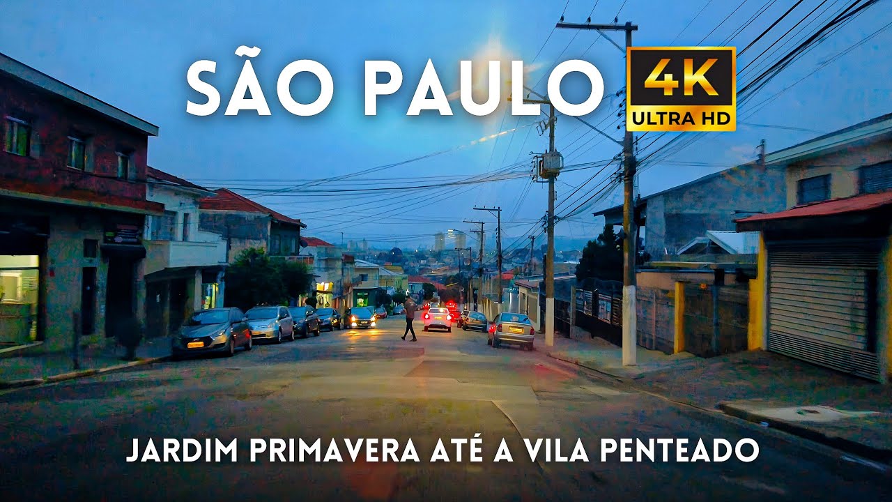 🇧🇷 Jardim Primavera até a Vila Penteado em São Paulo 4K