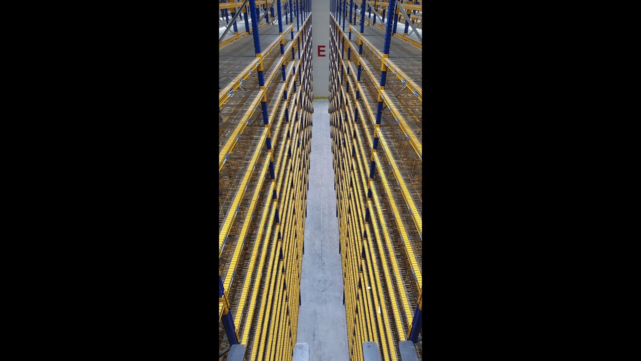 Very Narrow Aisle Warehouse Rimi Latvia