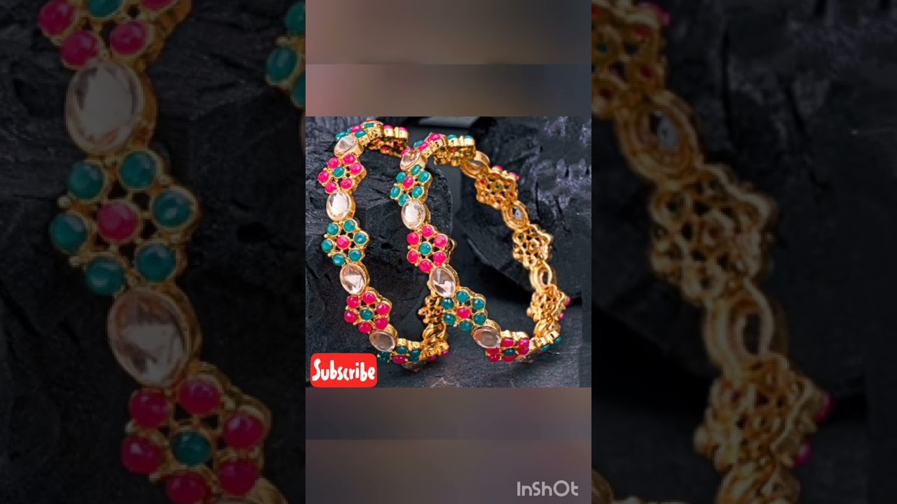 gold plated bangles 