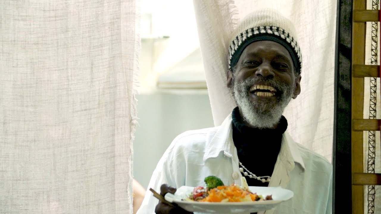 Vegan rastafari chef Izaba