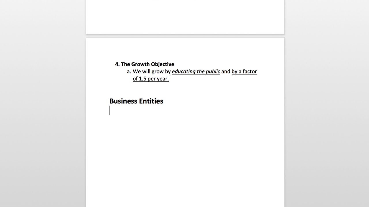 20: What Are Business Entities