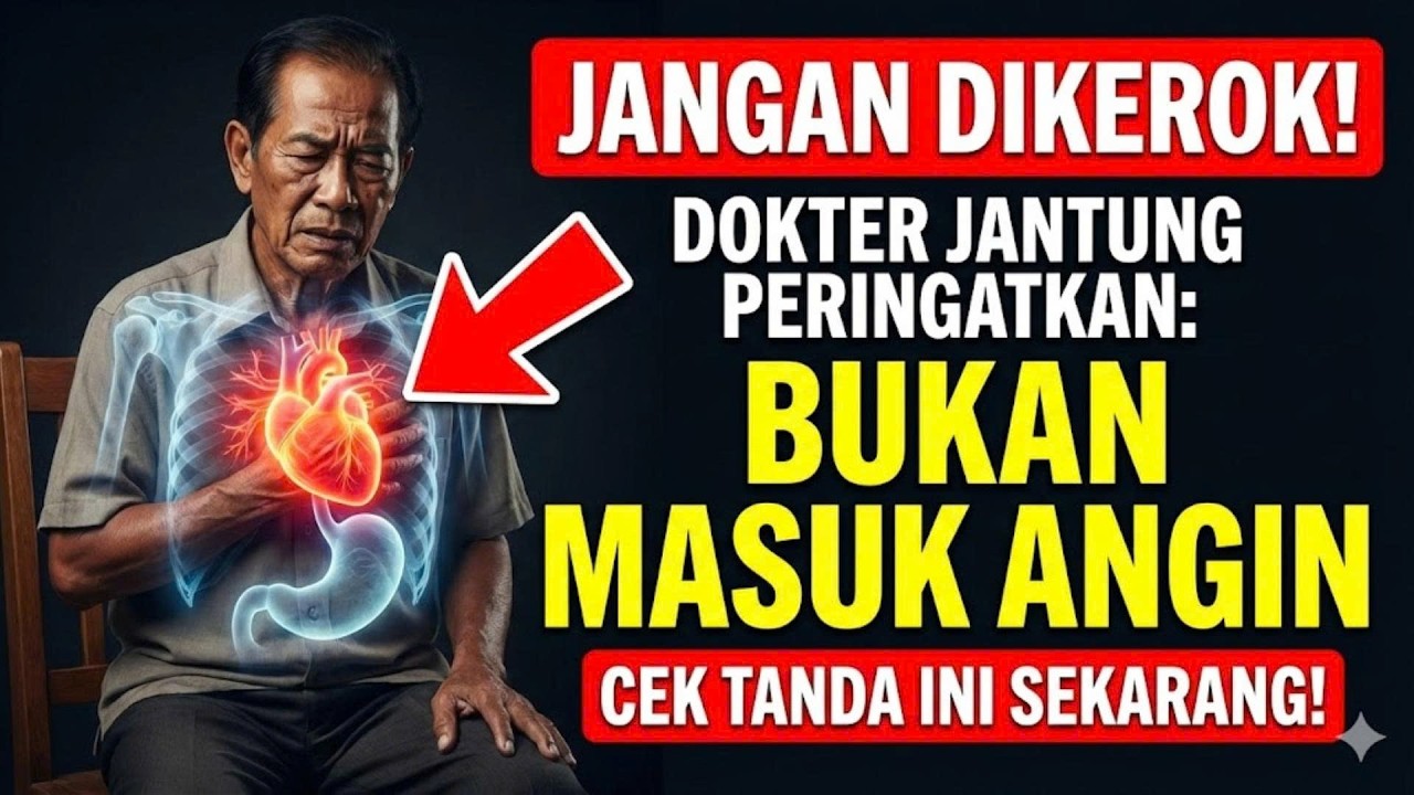 DIKIRA MASUK ANGIN, Ternyata SERANGAN JANTUNG! Waspada | Lansia Sehat