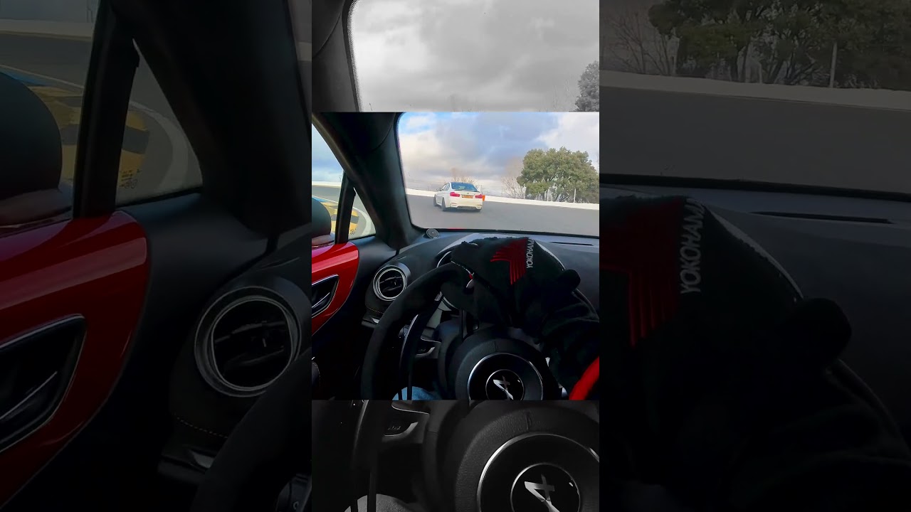 Alpine A110 vs BMW M3 F80 #racetrack