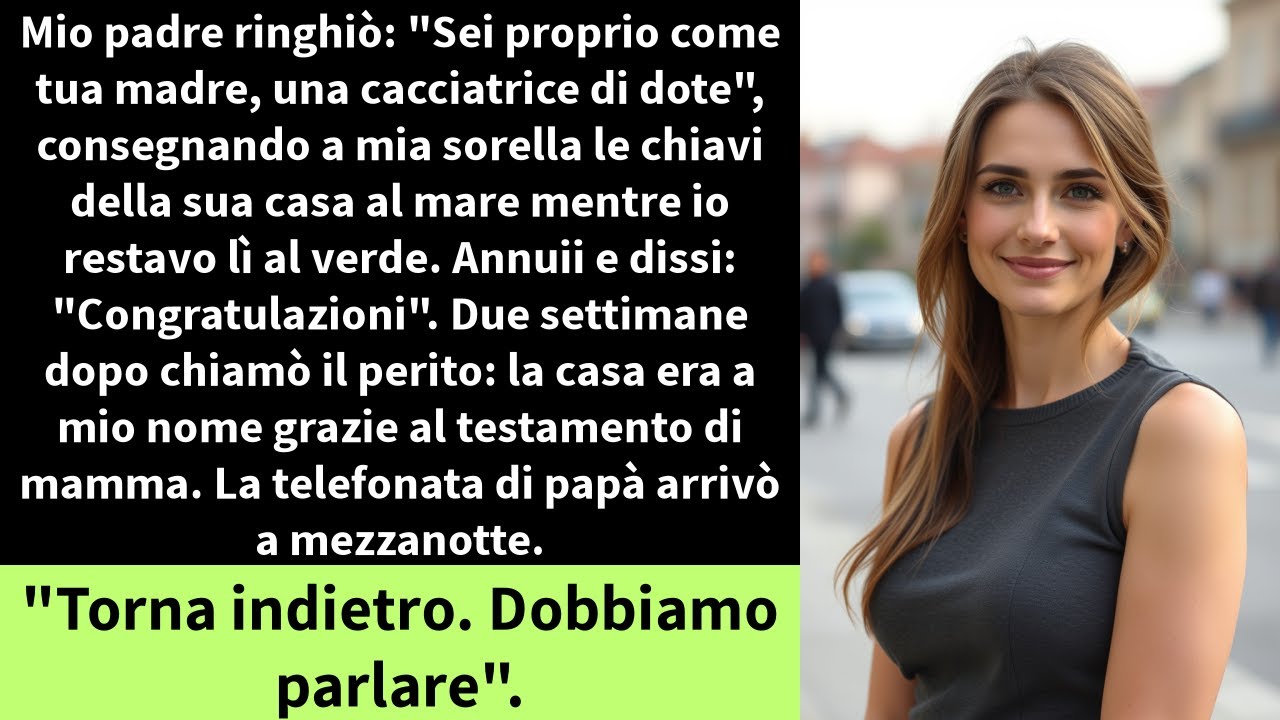 Mio padre ringhiò: 