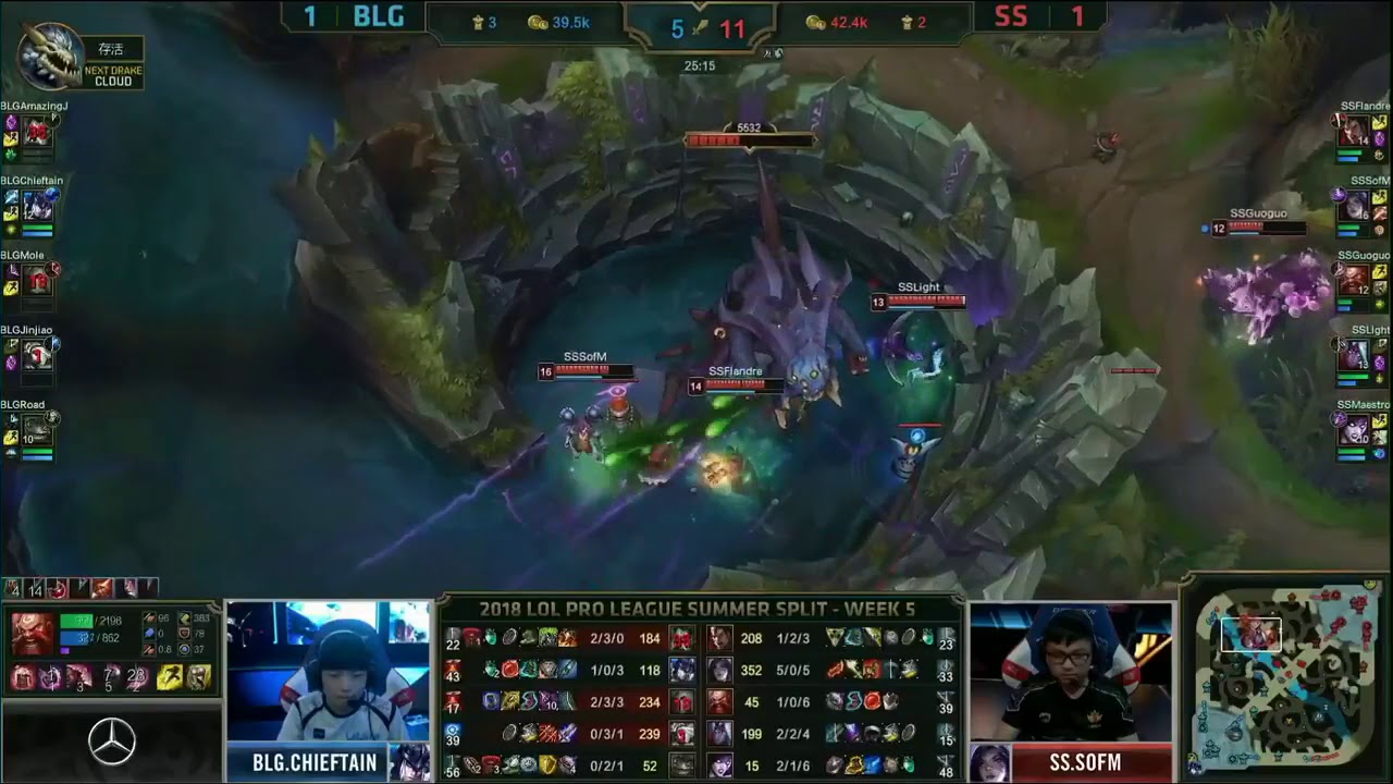 [16.07.2018] Highlights BLG vs SS [LPL H&egrave; 2018][V&aacute;n 3]