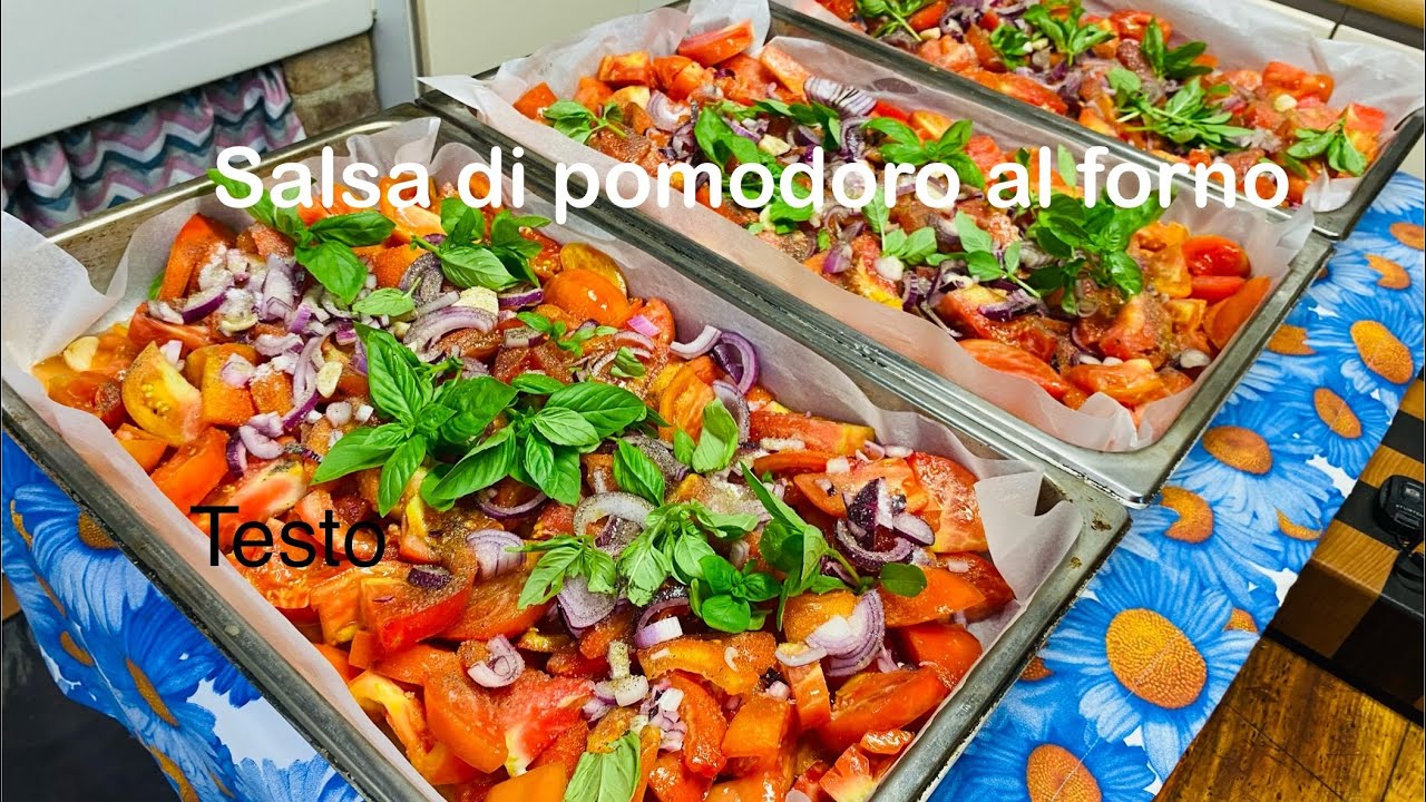 Salsa o stracciata di pomodoro in forno. Come conservare i pomodori ￼