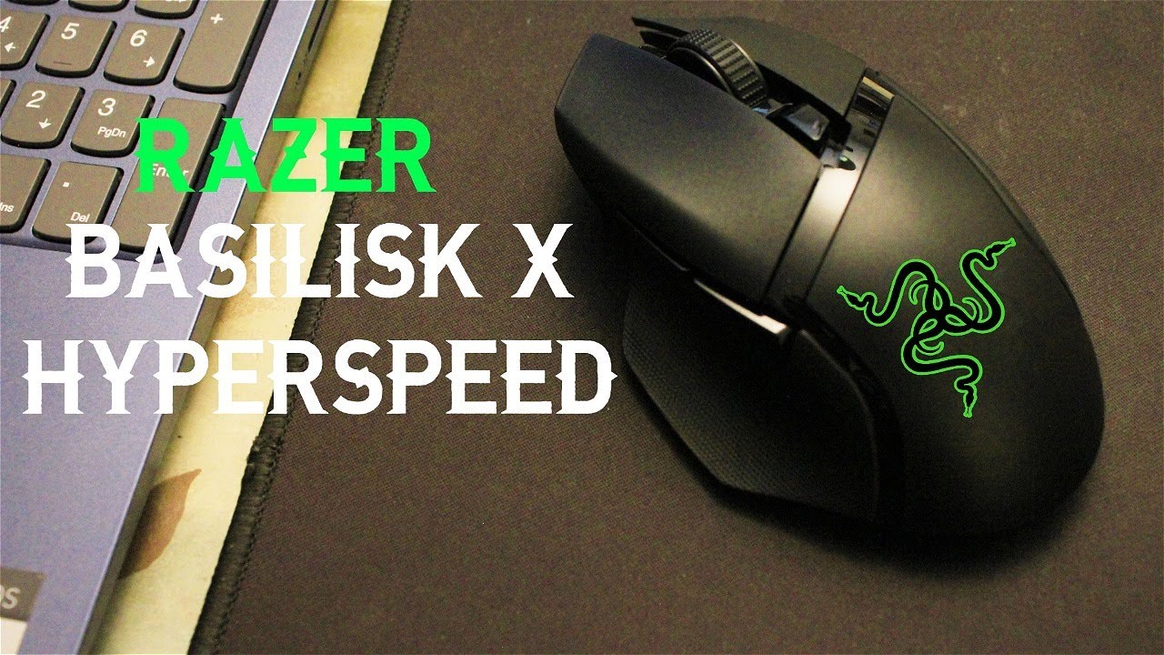Razer BASILISK X HYPERSPEED unboxing and SETUP!!