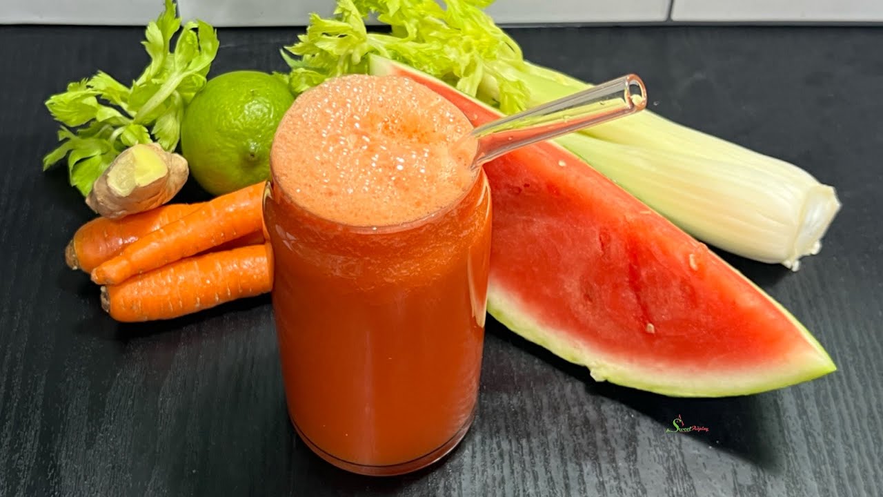 Carrot And Watermelon Juice For Detox And Strong Bones