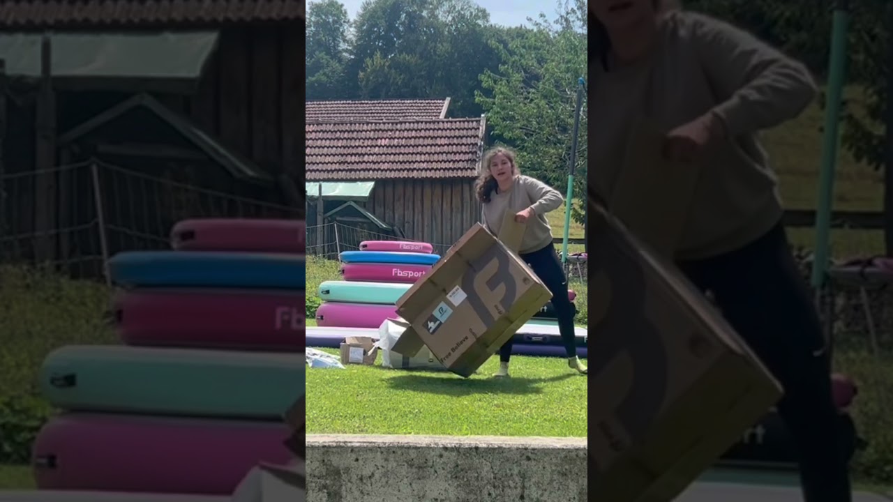 Unboxing @FBsport #music #airtrack #fy #airsports #unboxing #turnen #gymnast #gymnastics