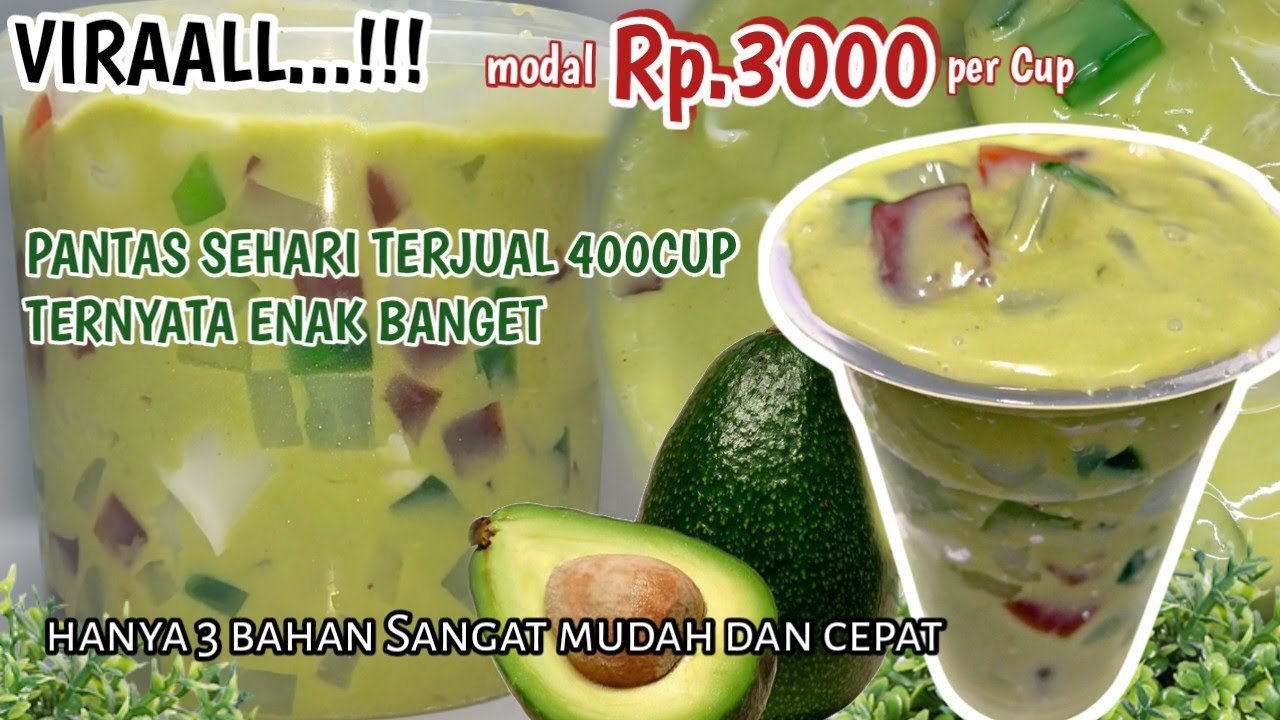VIRAL ES TELER POKAT GROBAKAN CUMA 3 BAHAN OMSET JUTAAN PERHARI SANGAT MUDAH BUATNYA