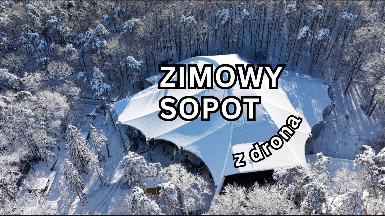 Zimowy Sopot z drona (432 Hz)