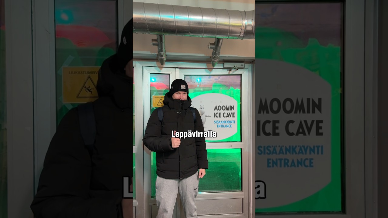 Kävin Muumi-jääluolassa!