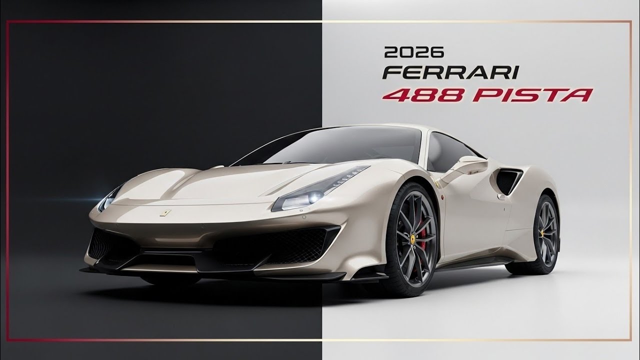 Ferrari 488 Pista 2026 года – полный обзор | Характеристики, интерьер и двигатель