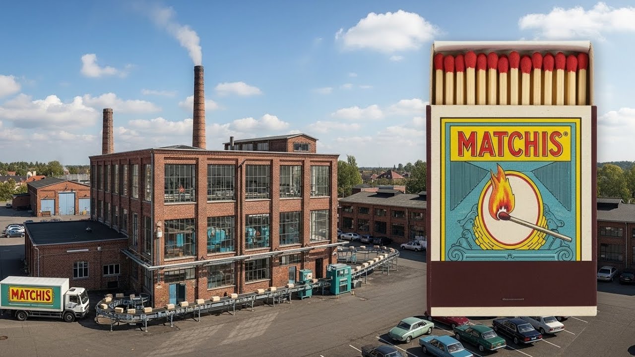 Inside a Matchstick Factory &ndash; Old School Process (Full Production)