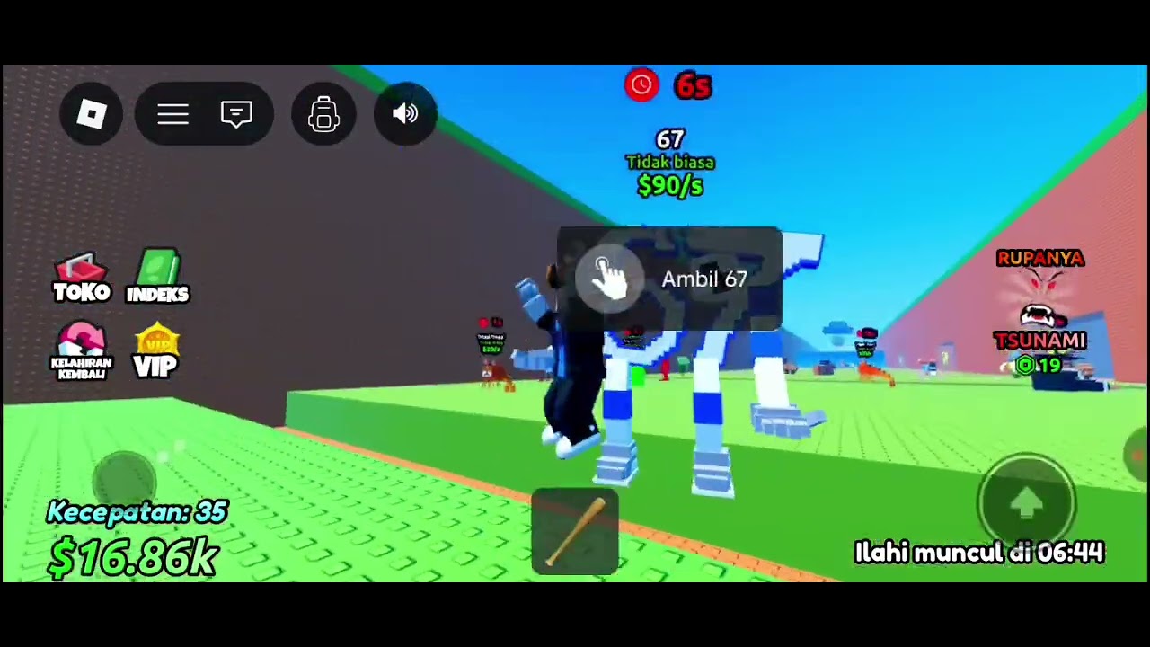 Kabur Tsunami untuk Brainrot