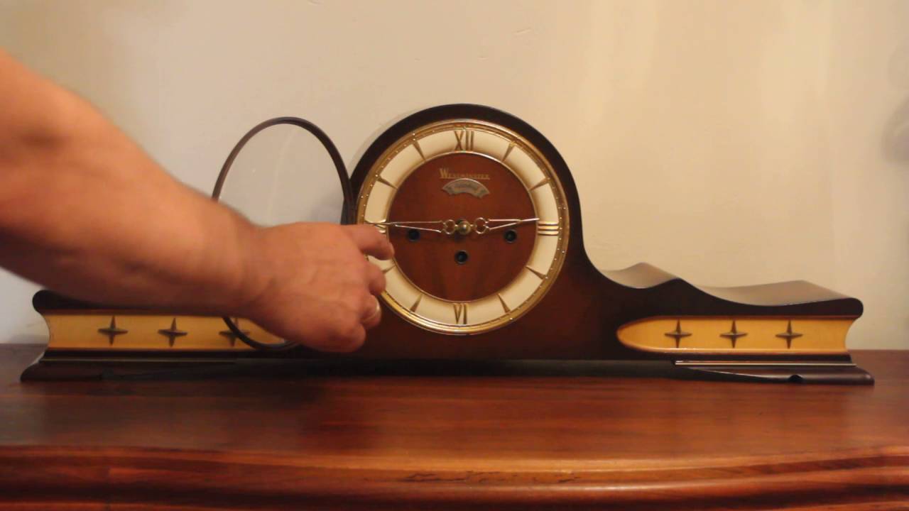 Vintage 'Belcanto' Mantel Clock with Westminster Chimes