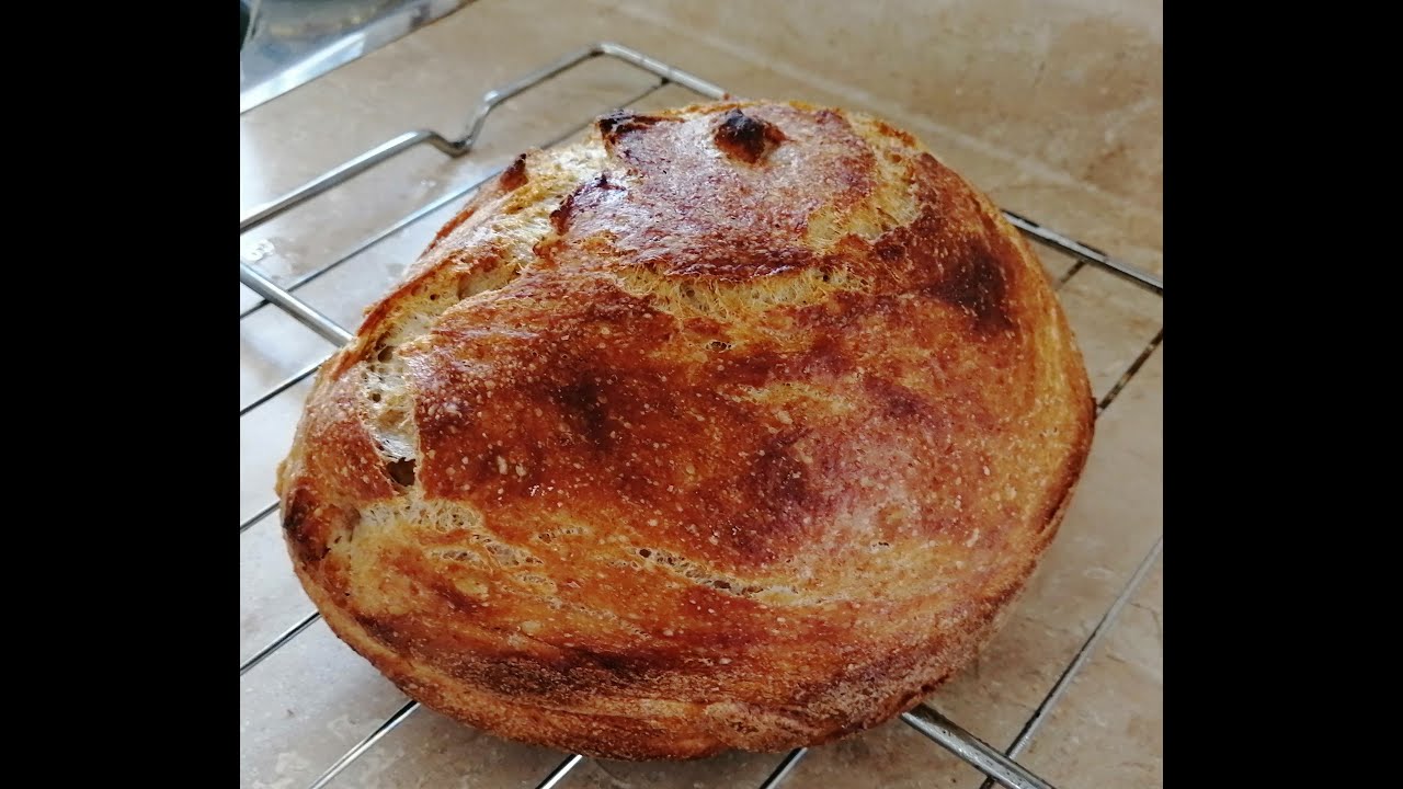 طرز تهیه نان خمیر ترش - آرد کامل