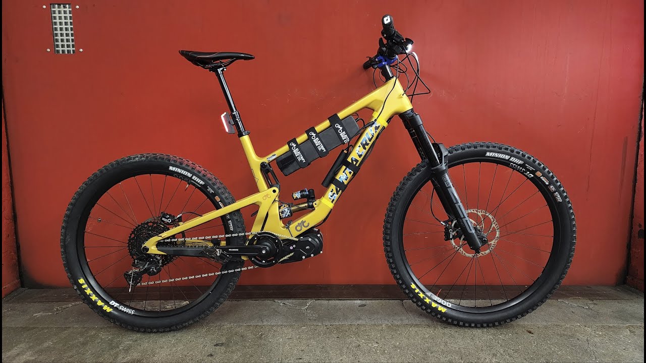 DIY Electric Bike Using 5000W E-Bike Conversion Kit CYC X1 Pro Gen 3 Santa Cruz Frame