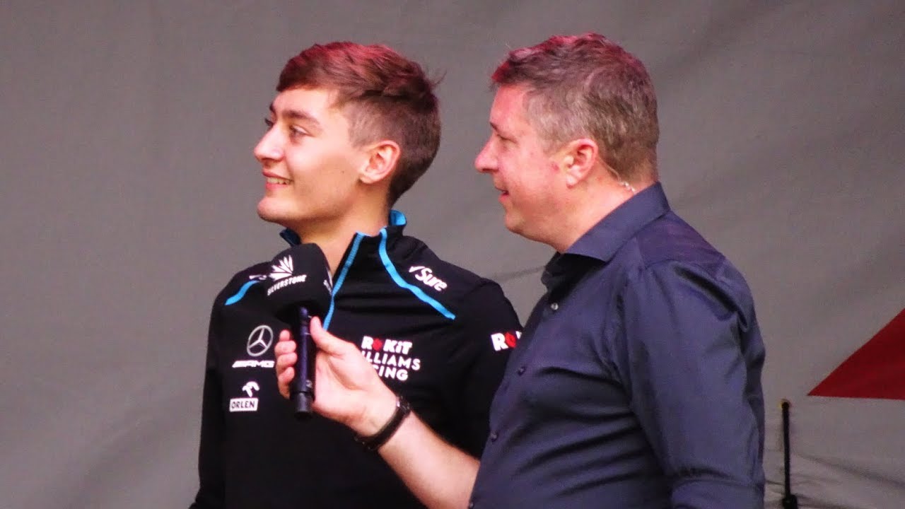 George Russell & Robert Kubica, Silverstone 2019.