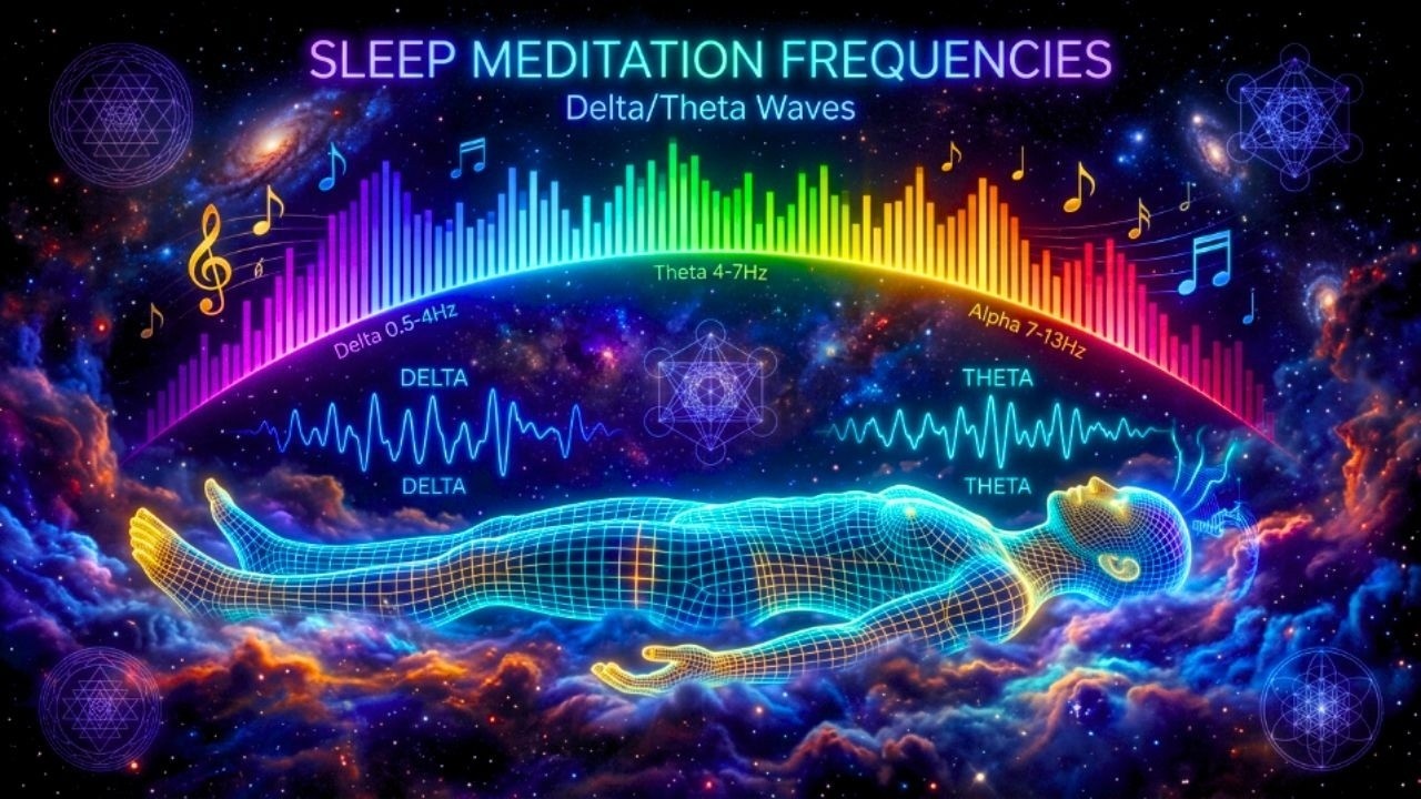 Heal Your Body and Soul While You Sleep | Alpha Waves 432Hz | Connect with the Universe