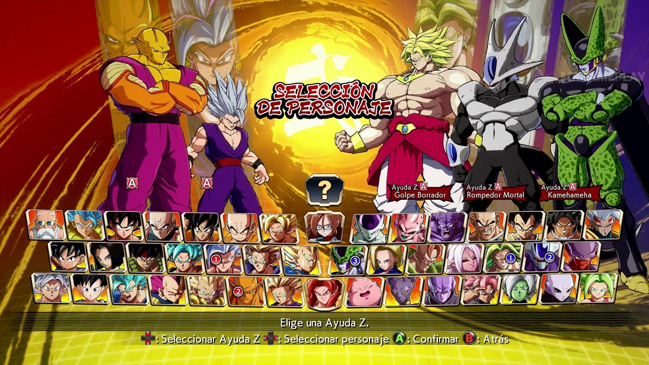 Dragon Ball FighterZ Beast Gohan Orange Piccolo vs DBZ Villains