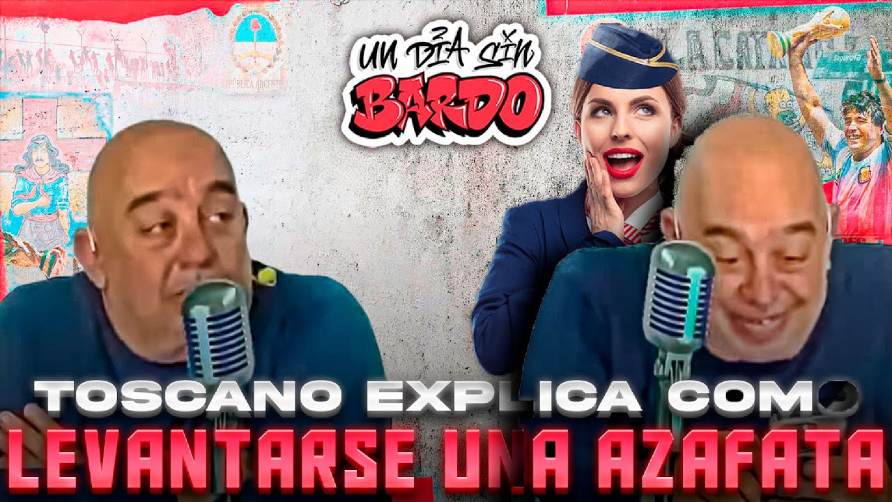 TOSCANO EXPLICA COMO LEVANTARSE A UNA AZAFATA EN PLENO VUELO