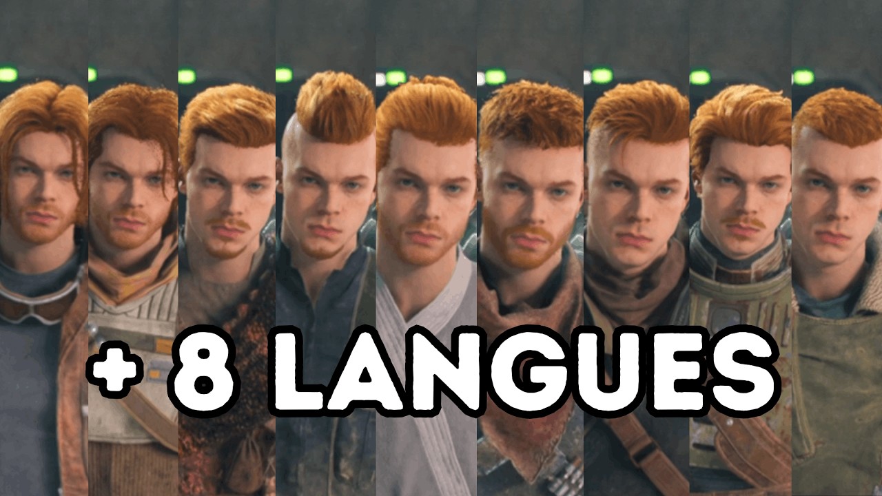 Jedi Survivor - Comparaison dans plusieurs langues