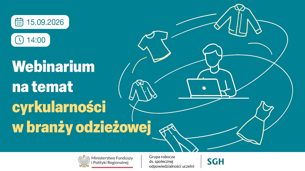 Webinarium na temat cyrkularności w branży odzieżowej