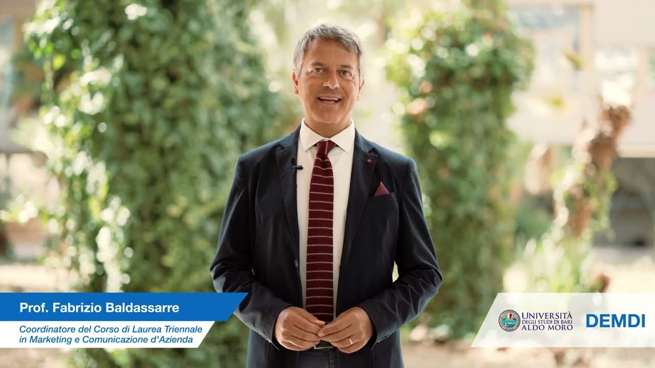 Presentazione Corso di Laurea DEMDI - Uniba - Prof. Fabrizio Baldassarre