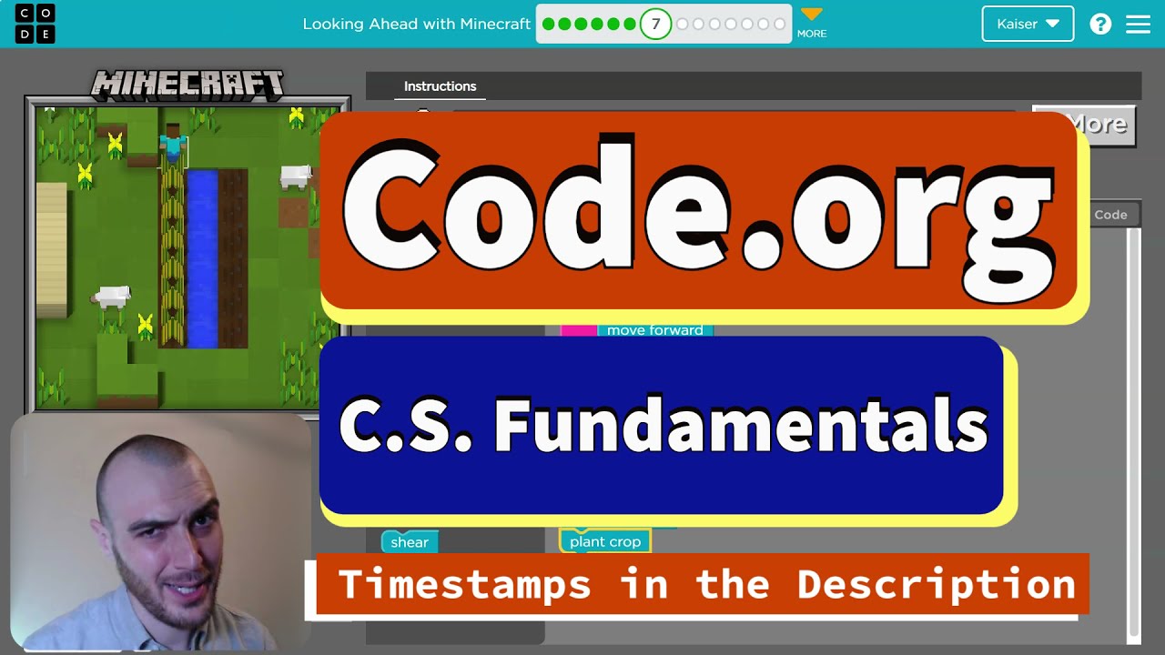 Code.org Express Lesson 14 Looking Ahead with Minecraft | Answers Explained | Course C Lesson 13