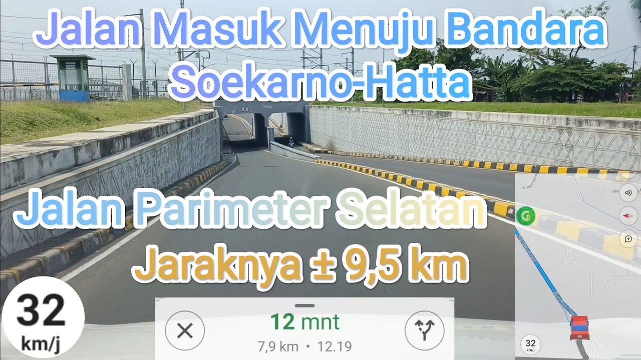 Jalan Masuk Menuju Bandara Soekarno-Hatta | Jalan Parimeter Selatan | Car Vlog.