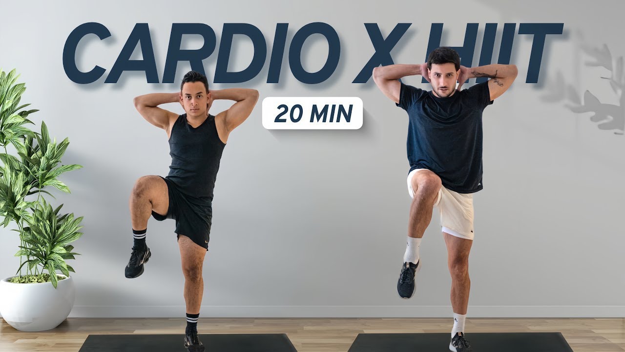 20 MIN ALL STANDING HIIT Workout – Intense Cardio, No Equipment