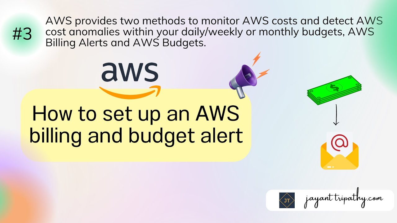 How to set up an AWS billing and budget alert
