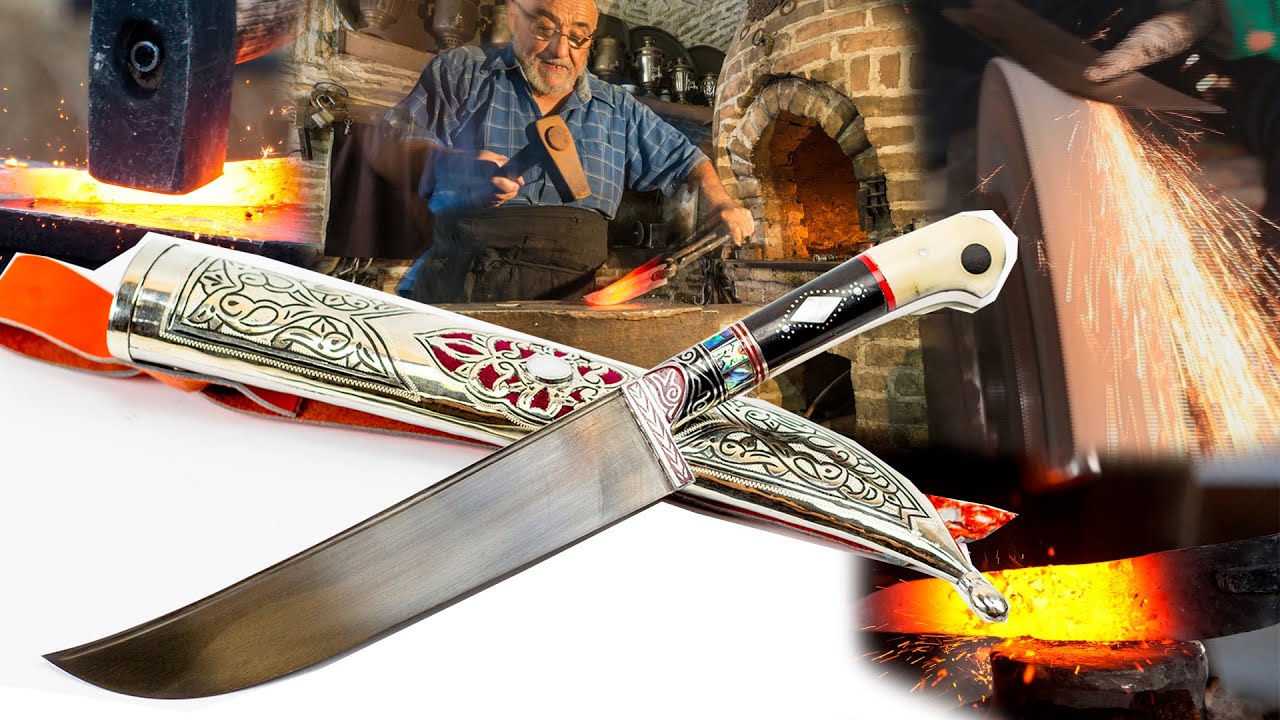 Preparation of national Uzbek knife | Подготовка  узбекского ножа | o'zbek pichoq tayyorlash