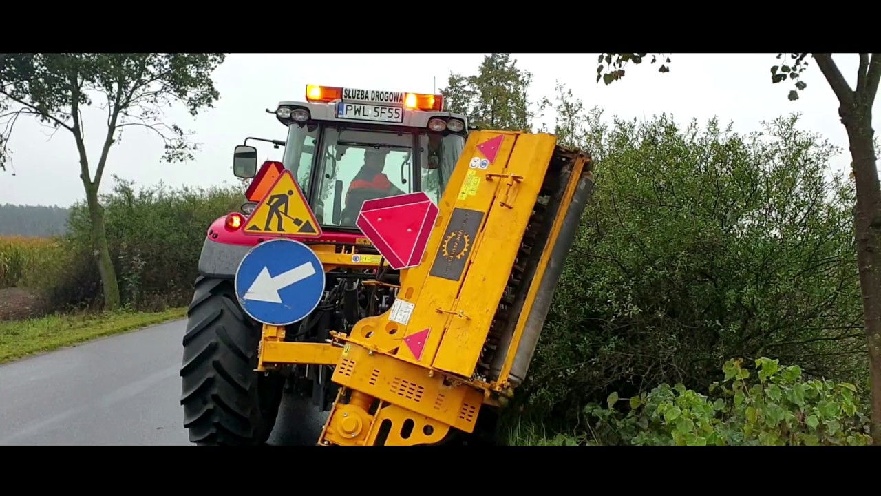 Rozdrabniacz  firmy Germania do koszenia trawy, poboczy, drzewek, krzaków (wał tnący)