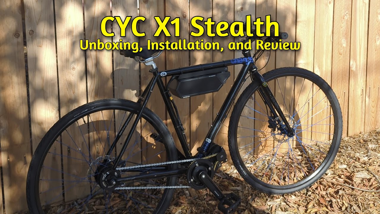 Building a Custom Ebike - CYC X1 Stealth Unboxing, Installation, and Review
