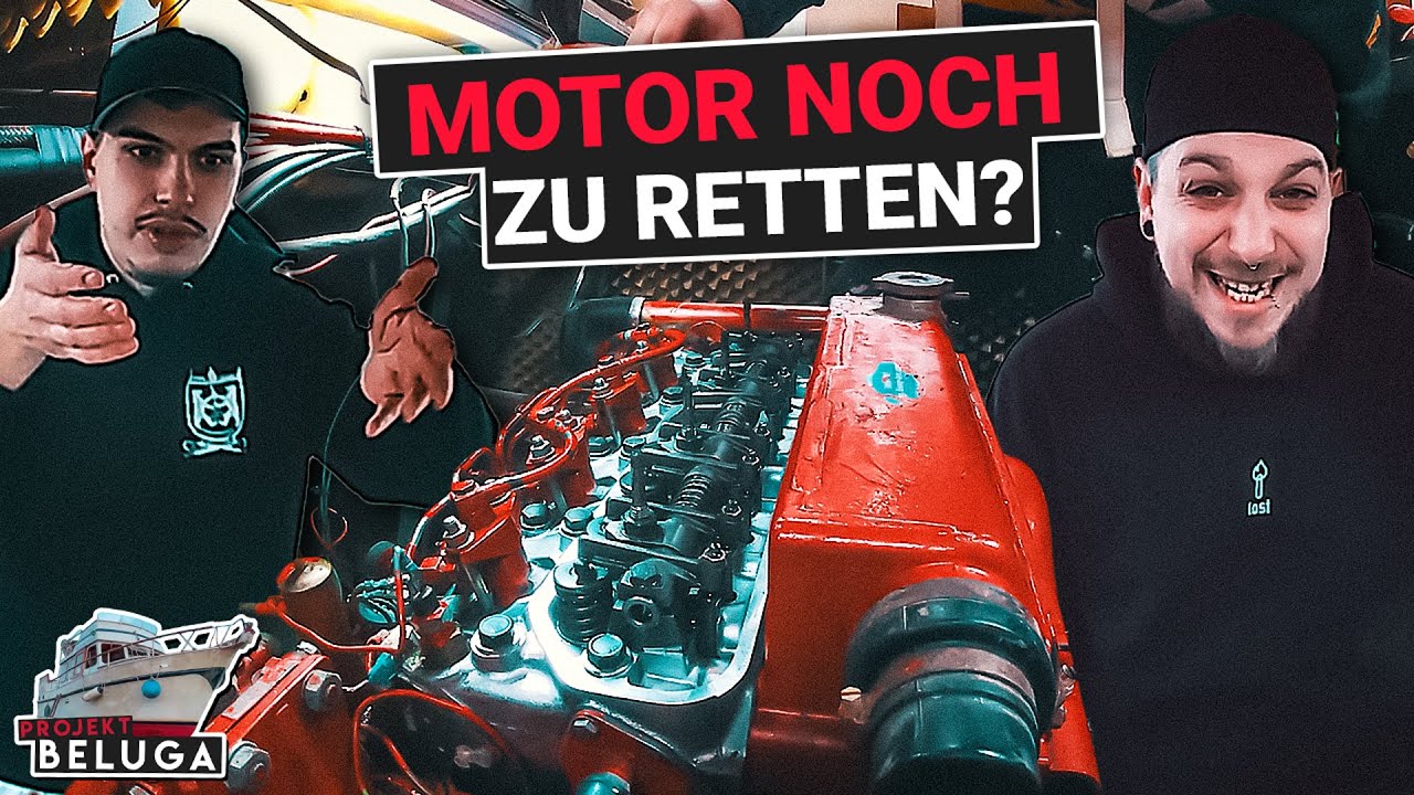 MOTOR war 5 METER Unterwasser! SPRINGT er NOCH an? - Stahlboot Refit EP.09 | Projekt Beluga