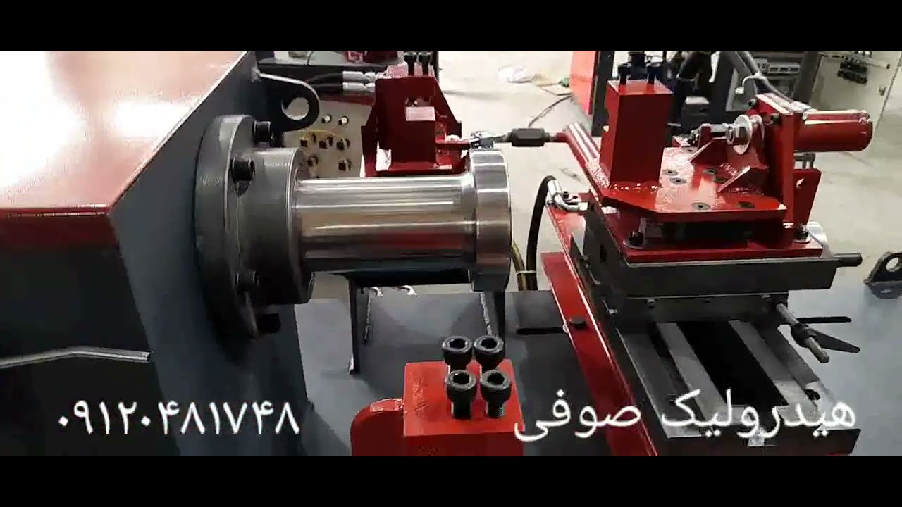 خط زن ظروف تفلون تولید گروه صنعتی @هیدرولیک صوفی